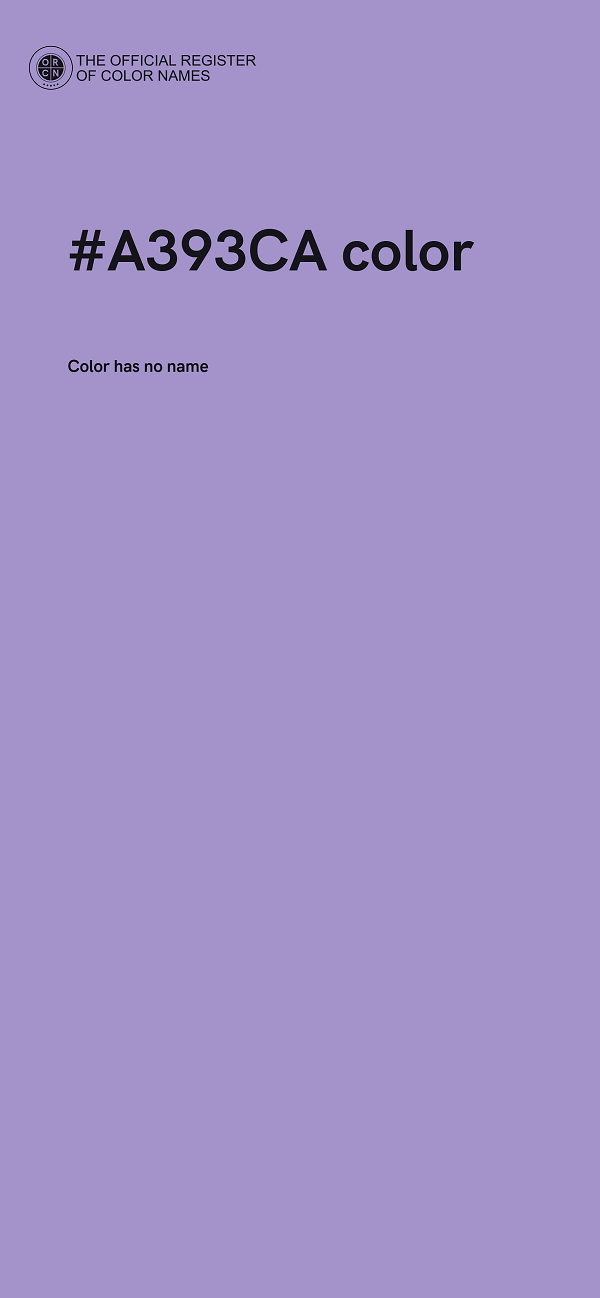 #A393CA color image
