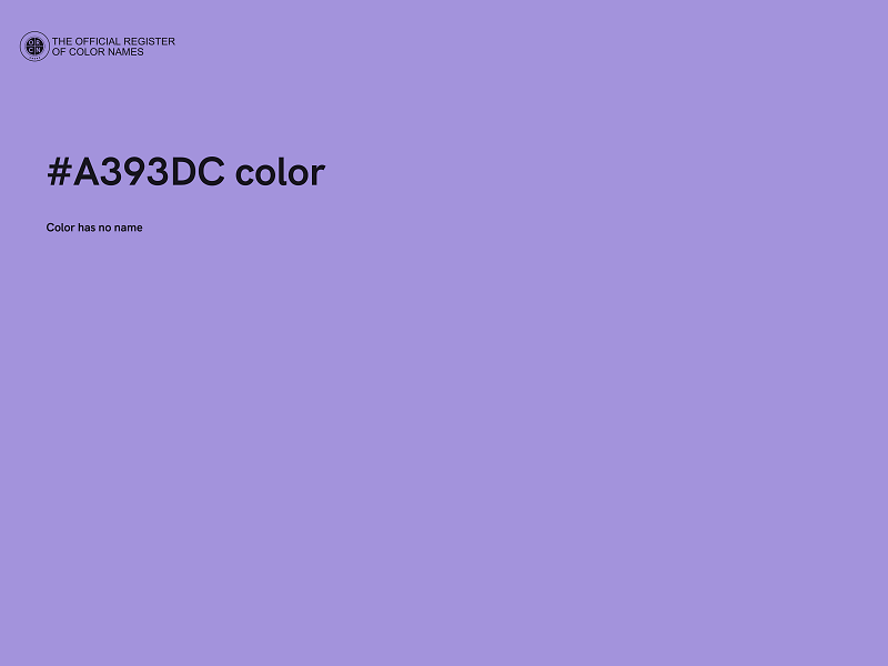 #A393DC color image