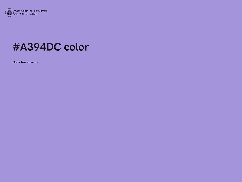 #A394DC color image