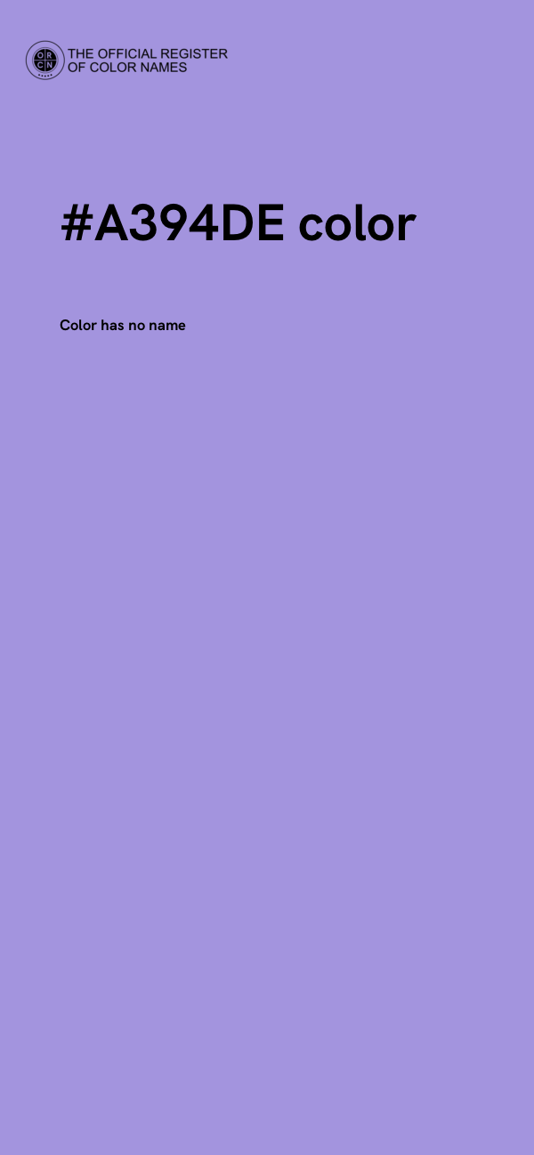 #A394DE color image