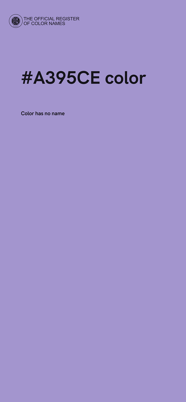 #A395CE color image