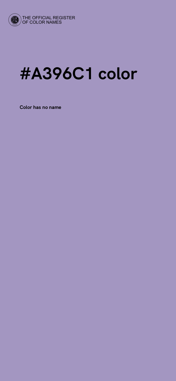 #A396C1 color image