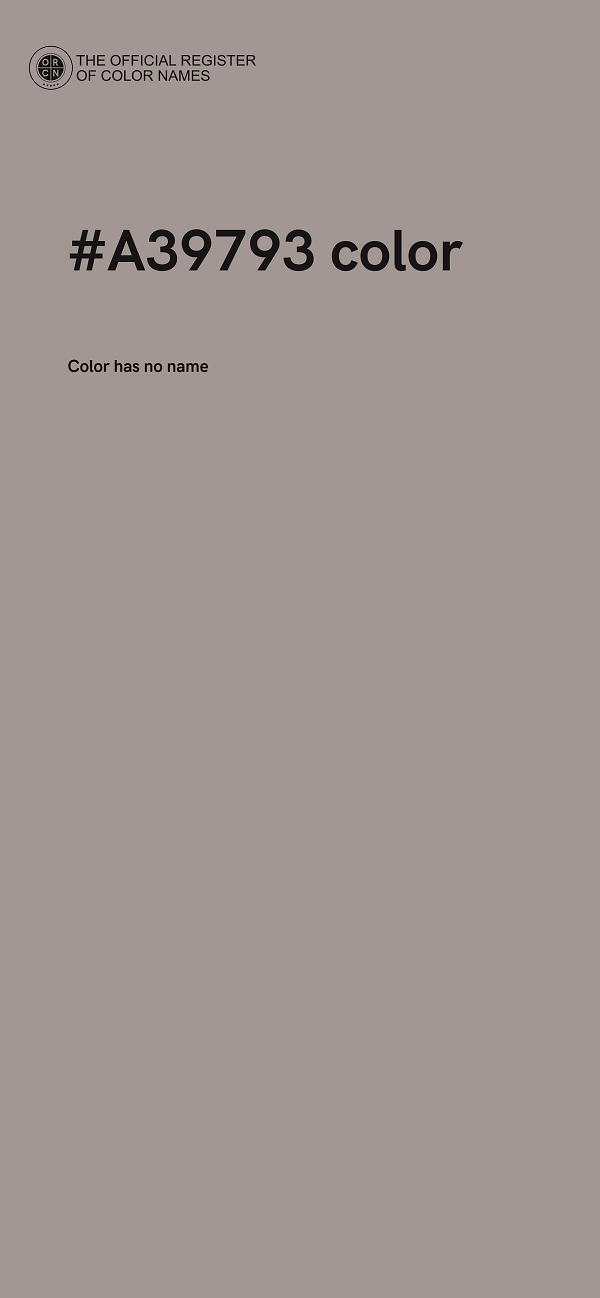 #A39793 color image