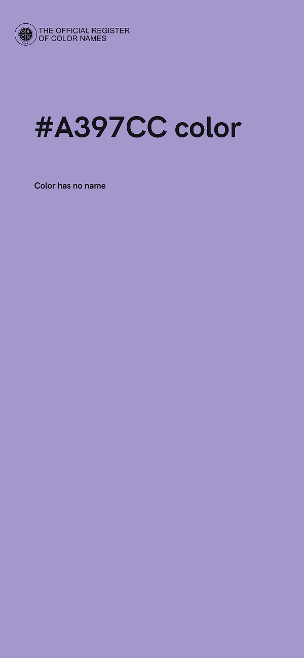 #A397CC color image