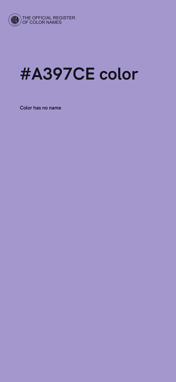 #A397CE color image