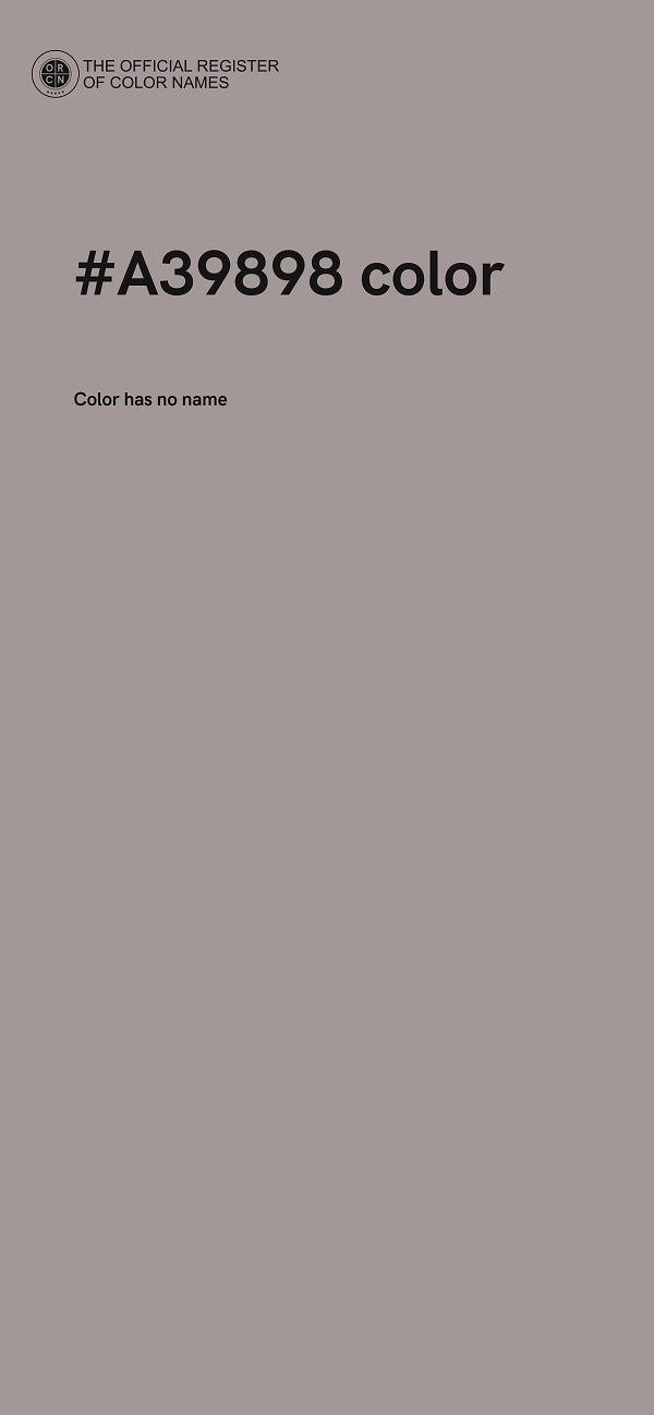 #A39898 color image