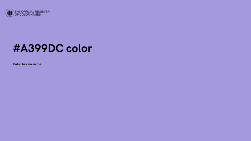 #A399DC color image