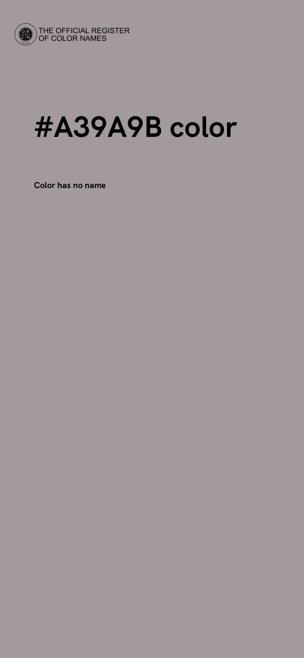 #A39A9B color image