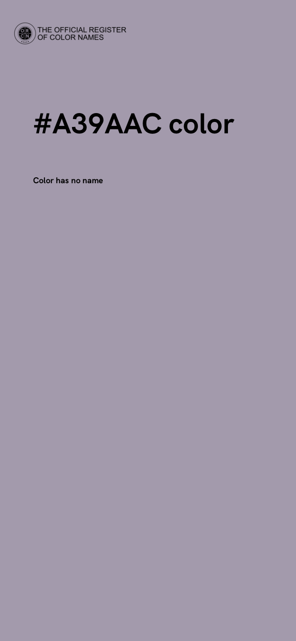 #A39AAC color image