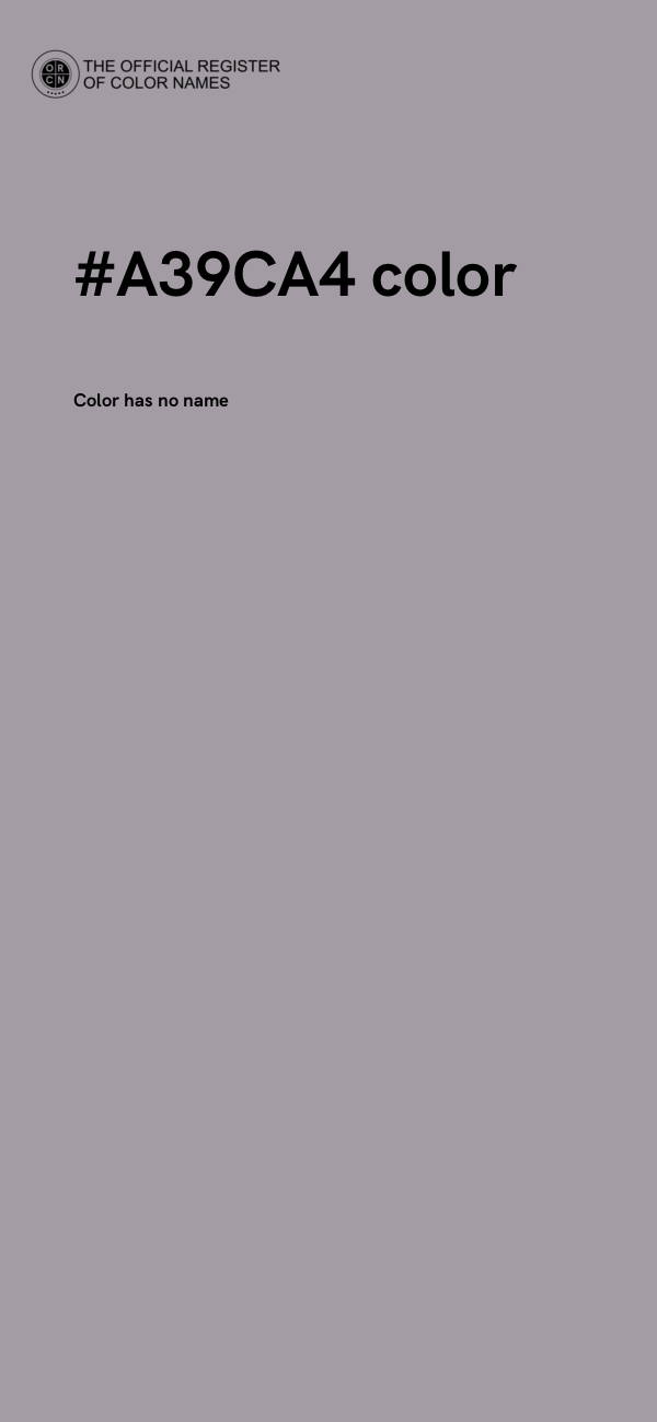 #A39CA4 color image
