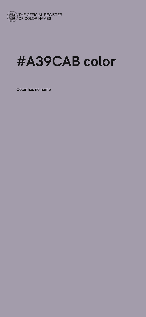 #A39CAB color image
