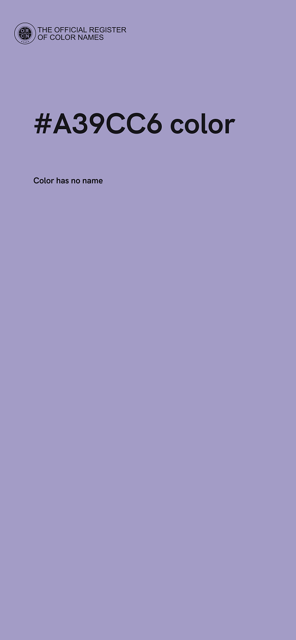 #A39CC6 color image