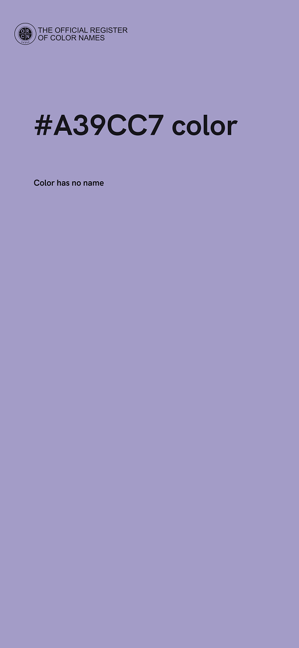 #A39CC7 color image