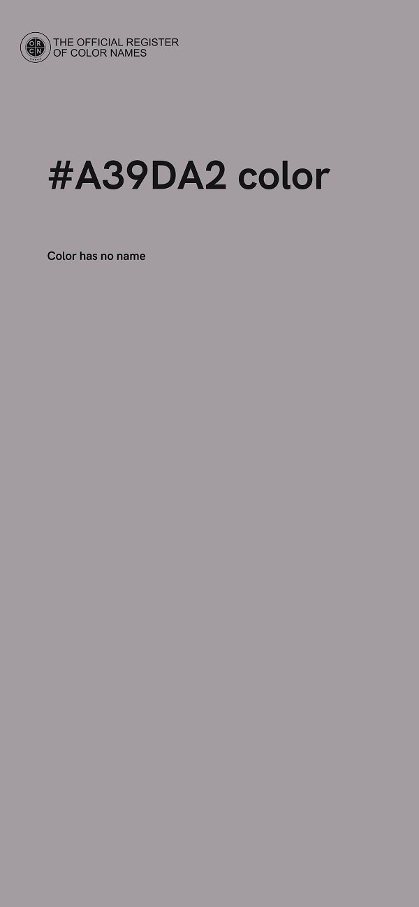 #A39DA2 color image