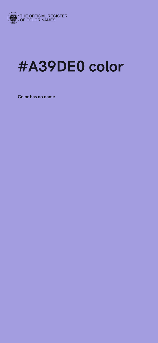 #A39DE0 color image