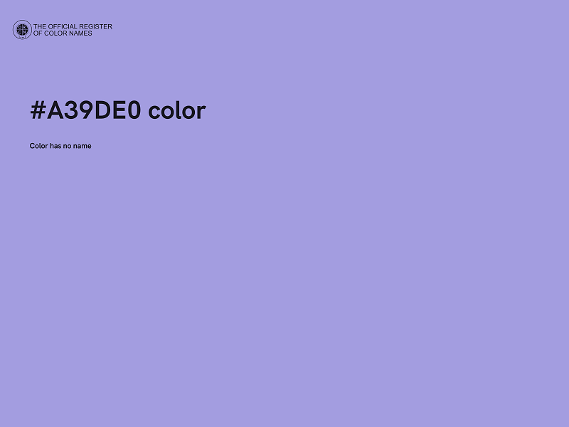 #A39DE0 color image