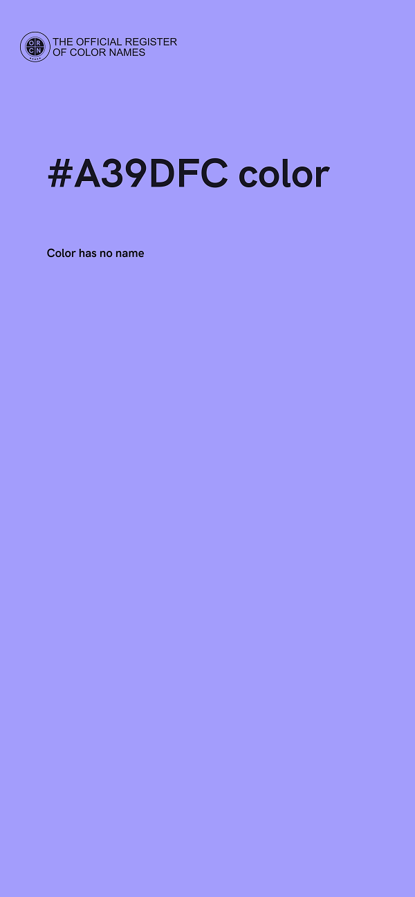 #A39DFC color image