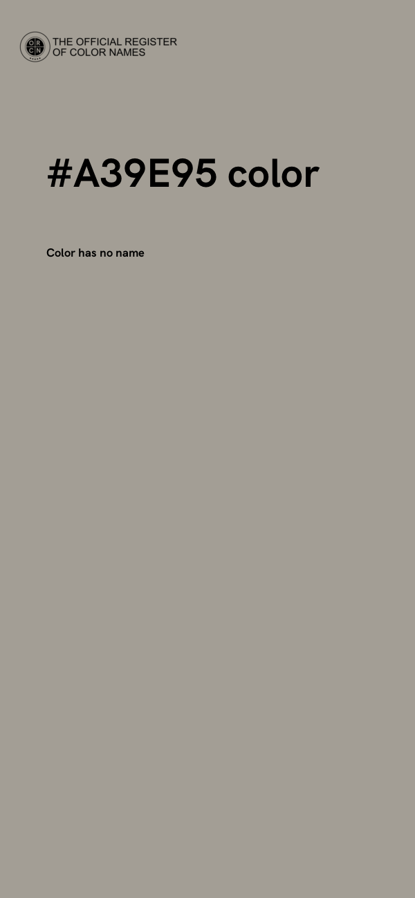 #A39E95 color image