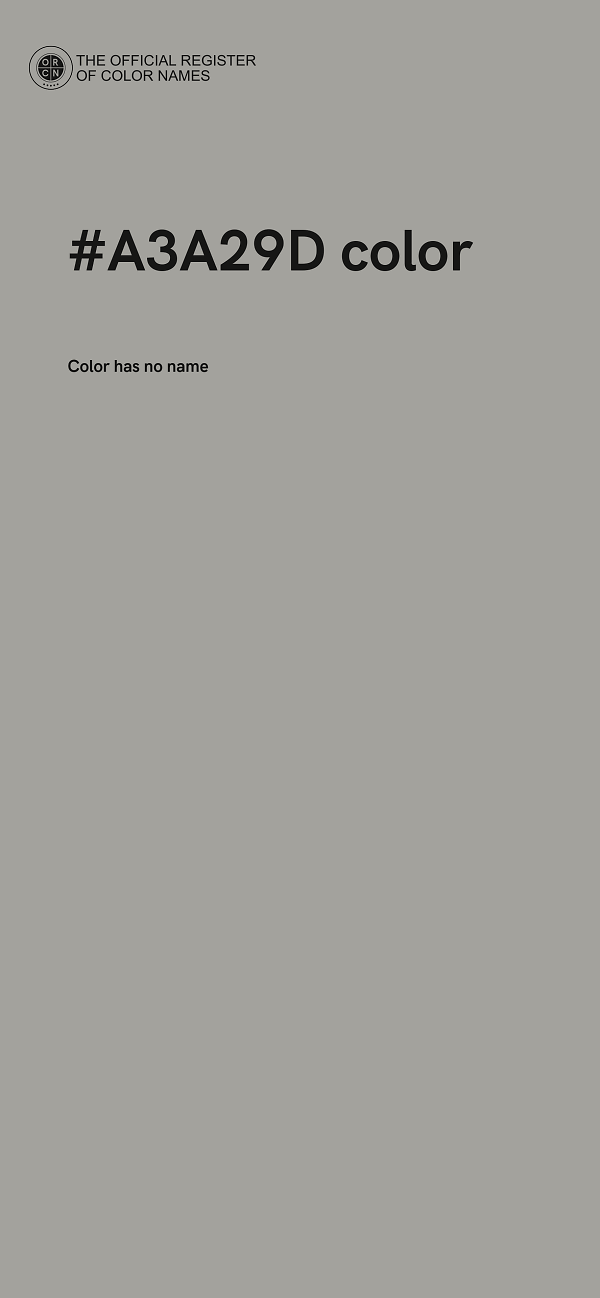 #A3A29D color image
