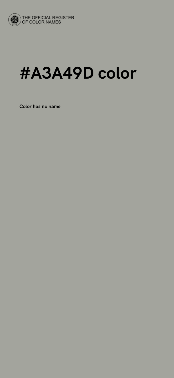 #A3A49D color image