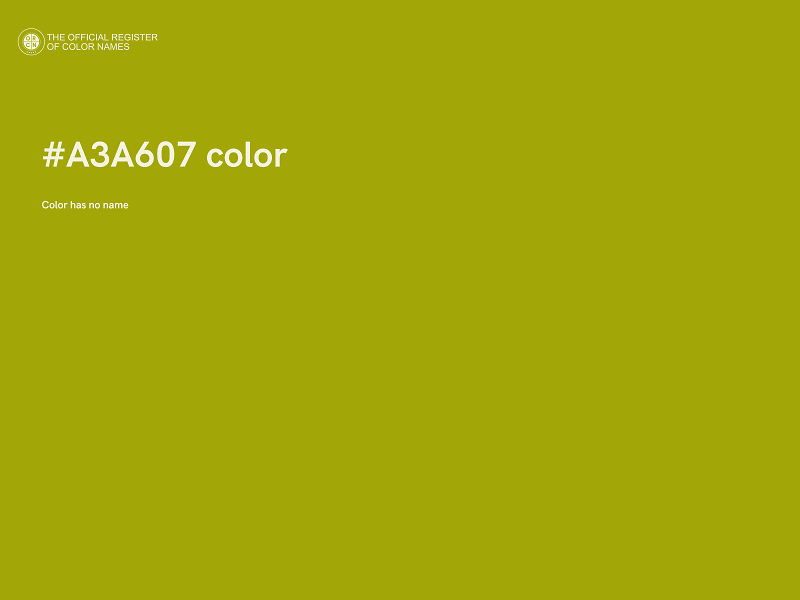 #A3A607 color image