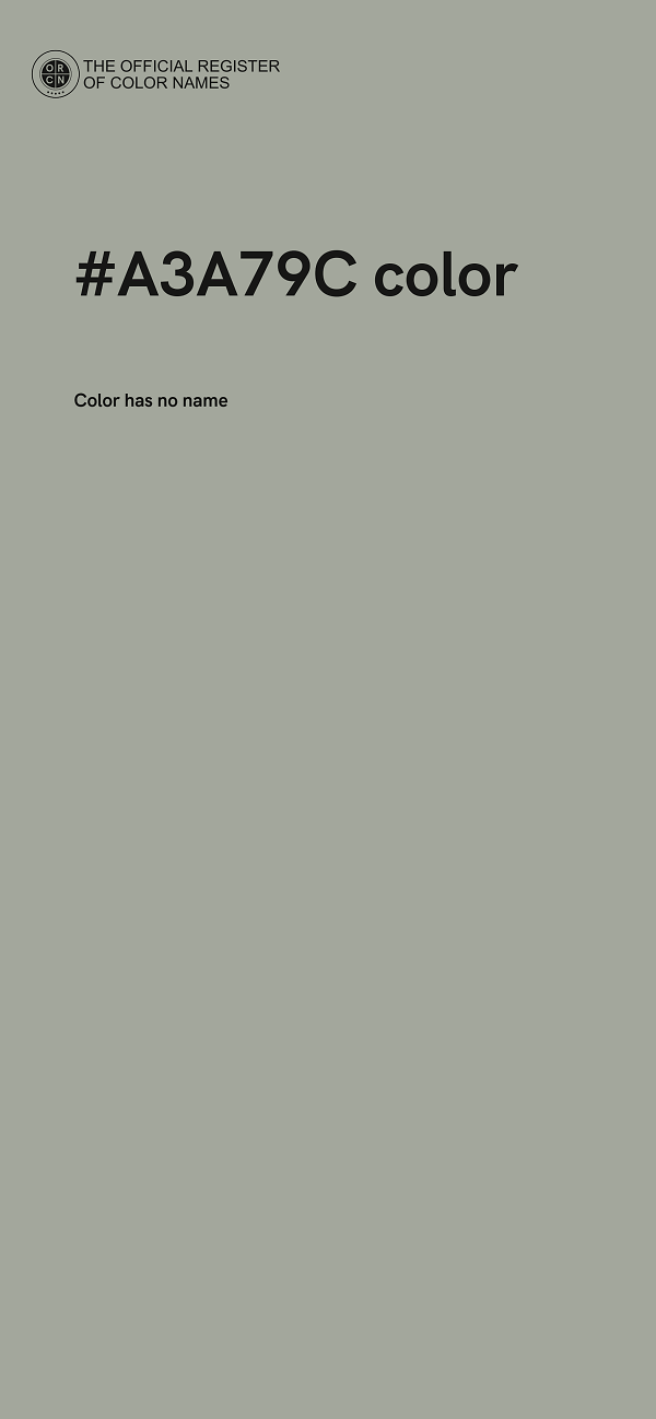 #A3A79C color image
