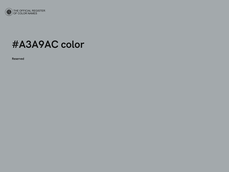 #A3A9AC color image