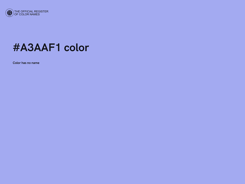 #A3AAF1 color image