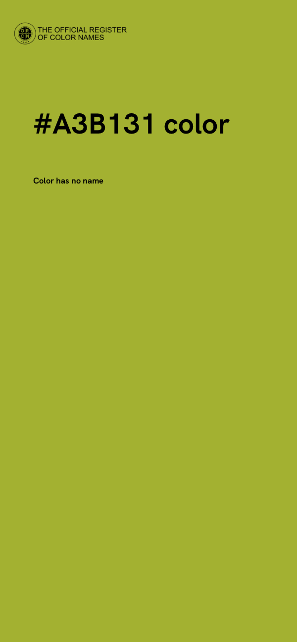 #A3B131 color image