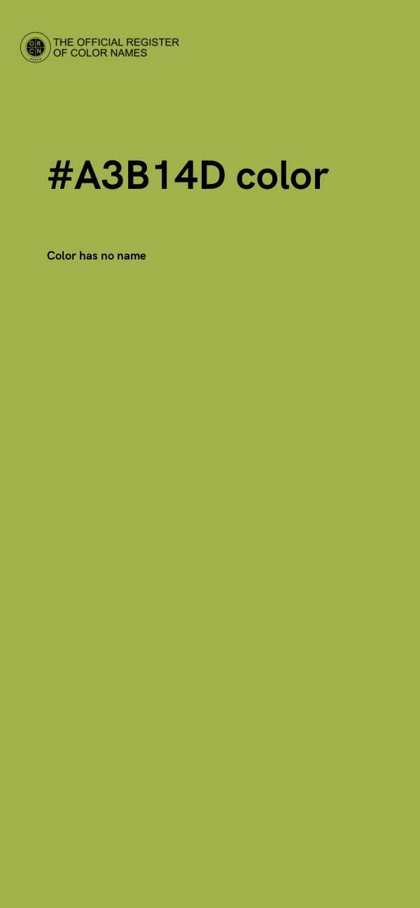 #A3B14D color image