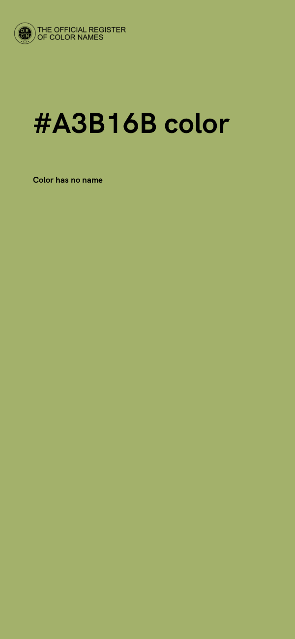 #A3B16B color image