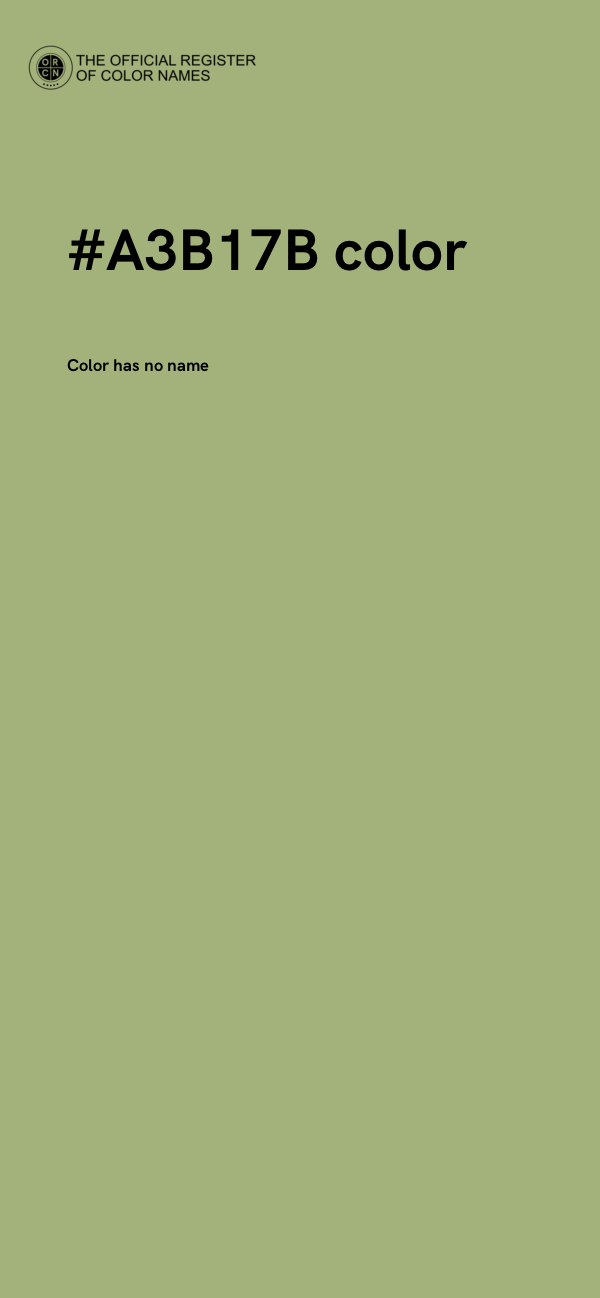 #A3B17B color image