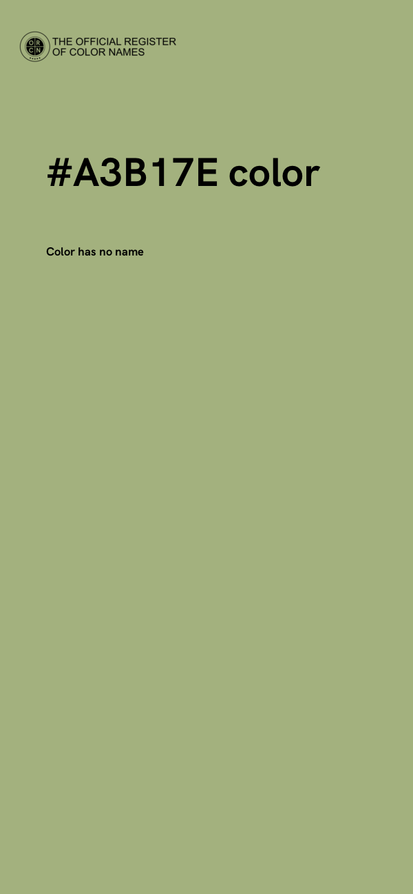 #A3B17E color image