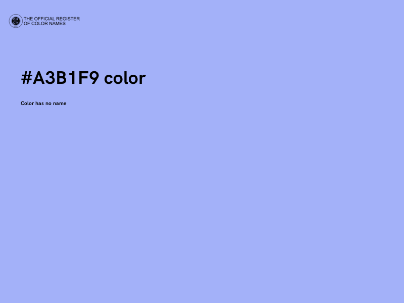 #A3B1F9 color image