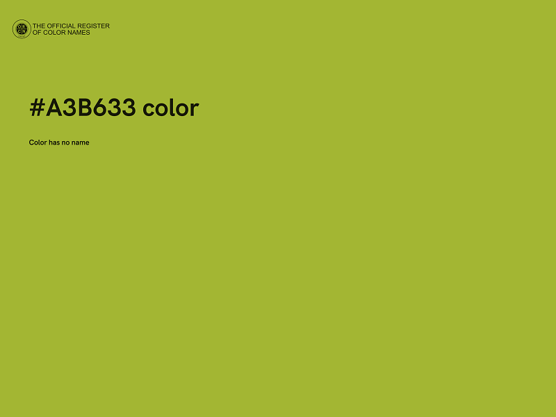 #A3B633 color image