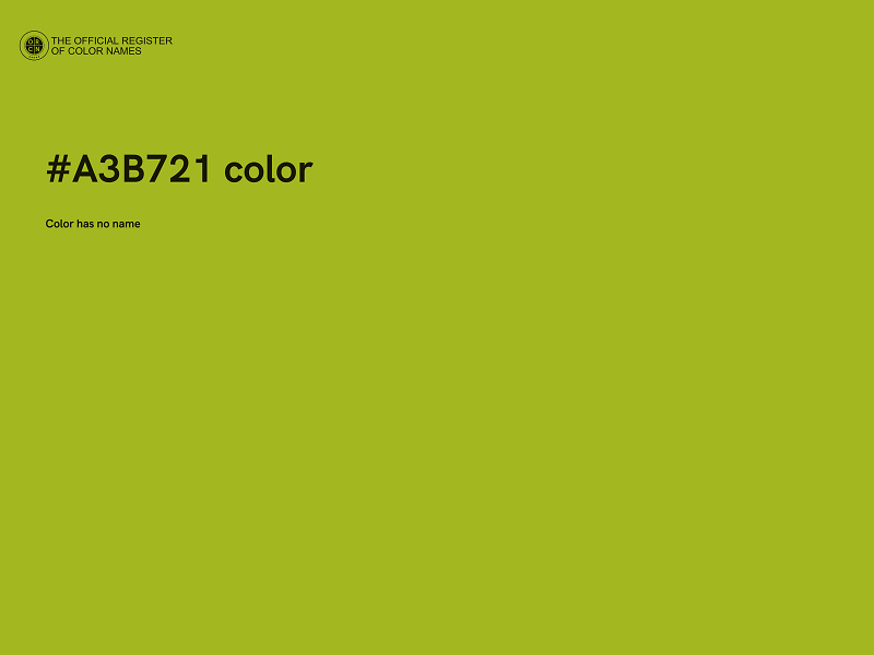 #A3B721 color image