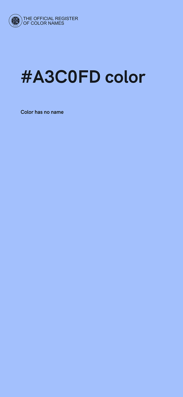 #A3C0FD color image