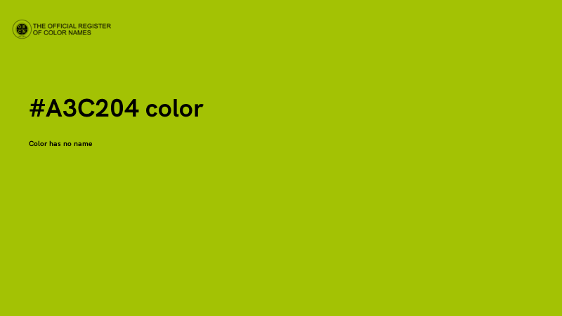 #A3C204 color image