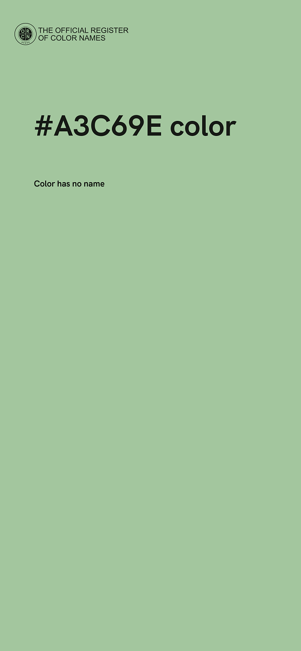 #A3C69E color image