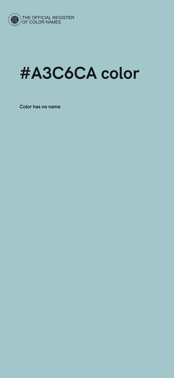 #A3C6CA color image