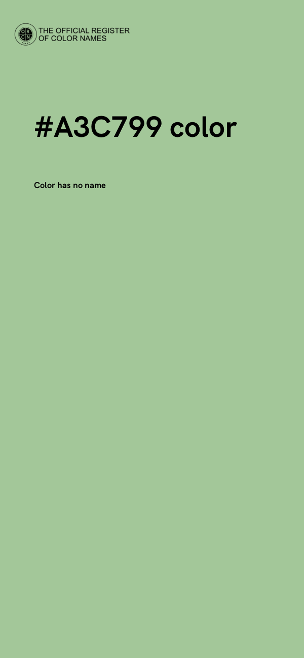 #A3C799 color image