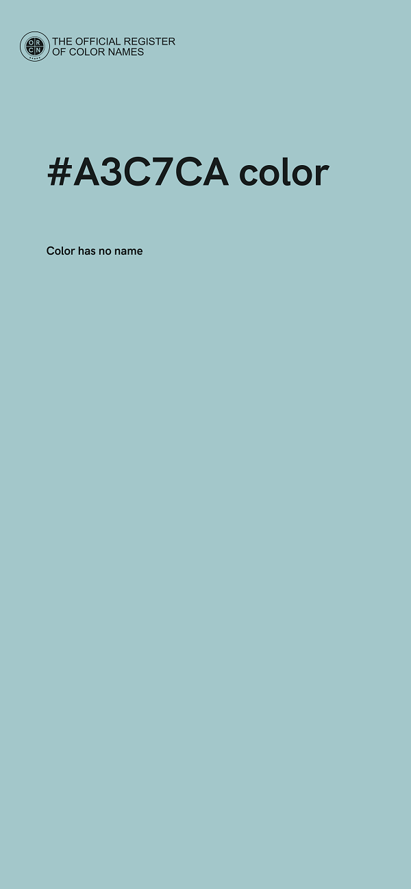 #A3C7CA color image
