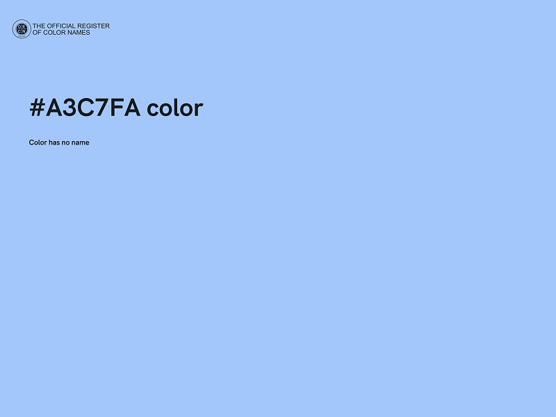 #A3C7FA color image