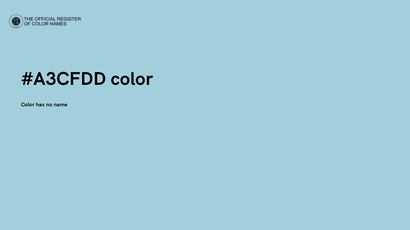 #A3CFDD color image