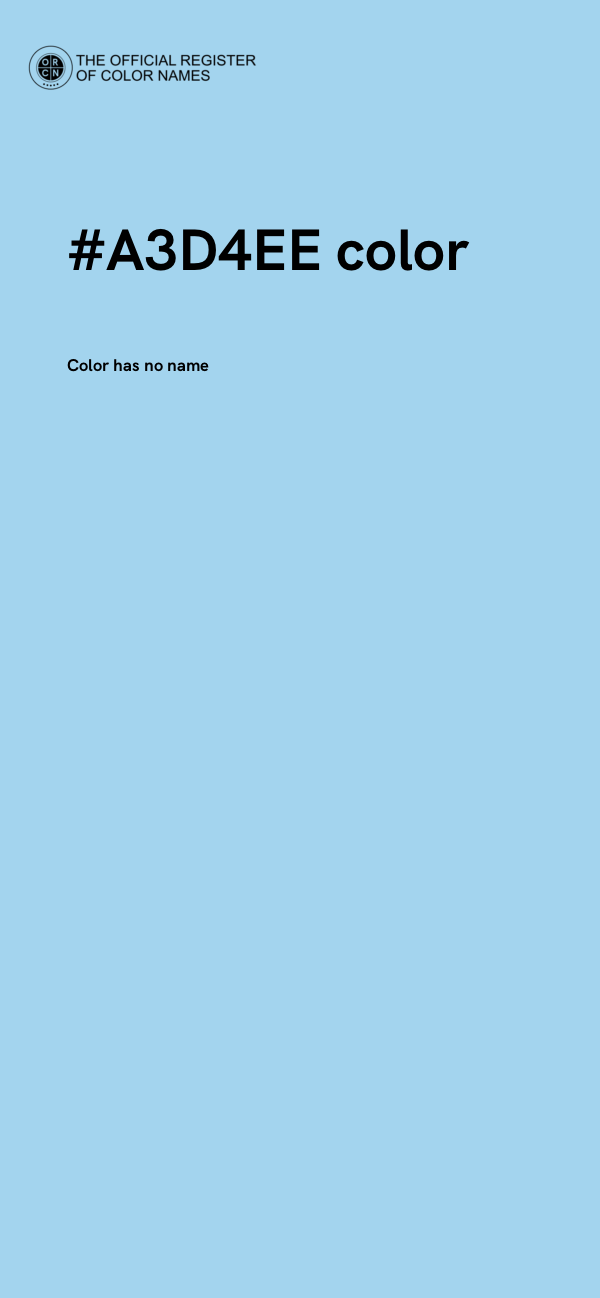 #A3D4EE color image