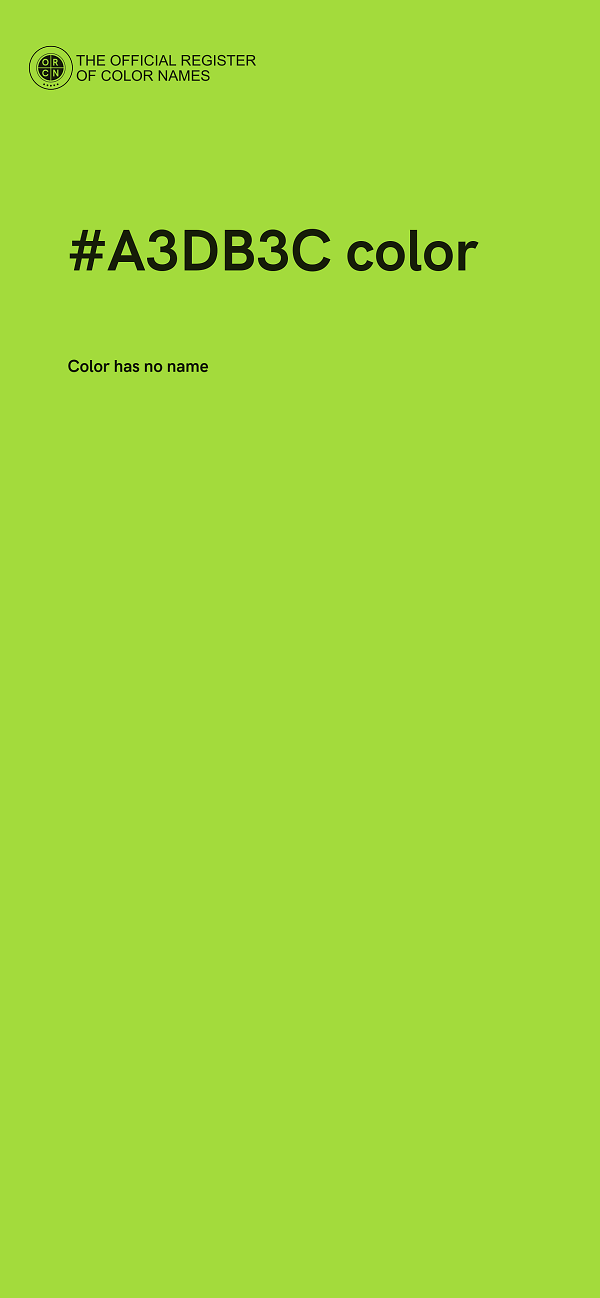 #A3DB3C color image