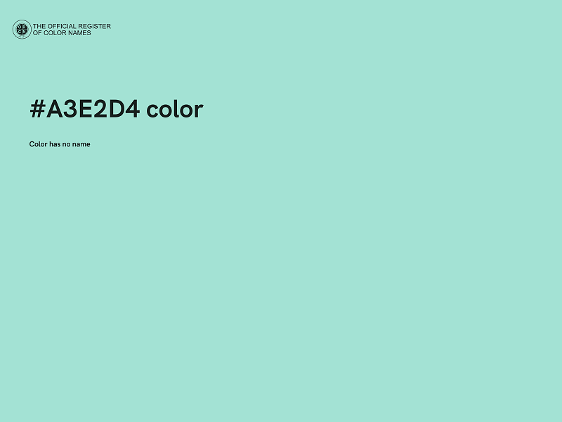 #A3E2D4 color image