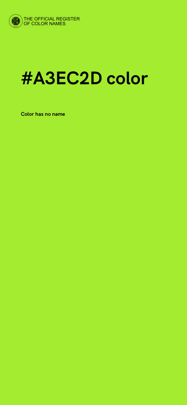 #A3EC2D color image
