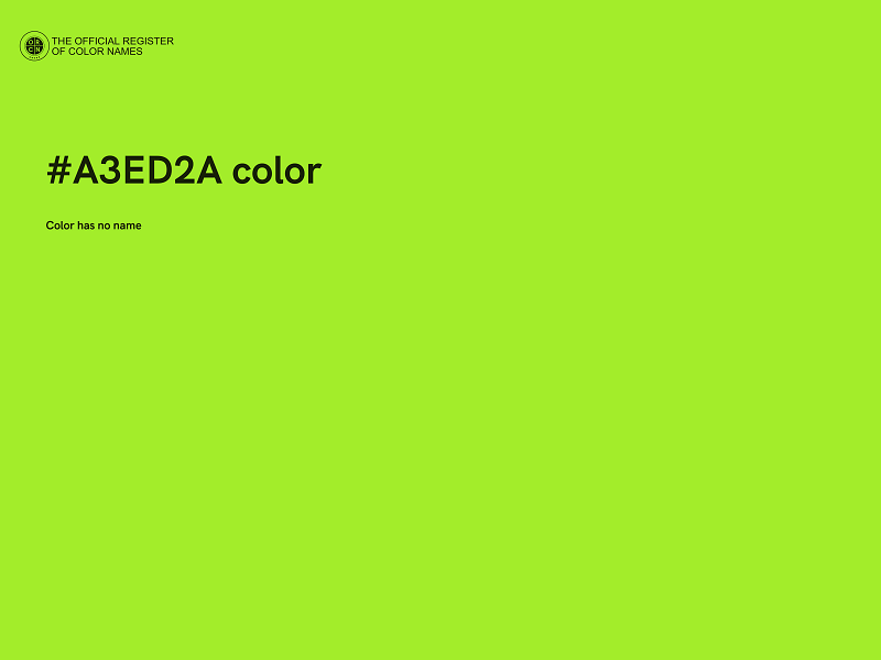 #A3ED2A color image