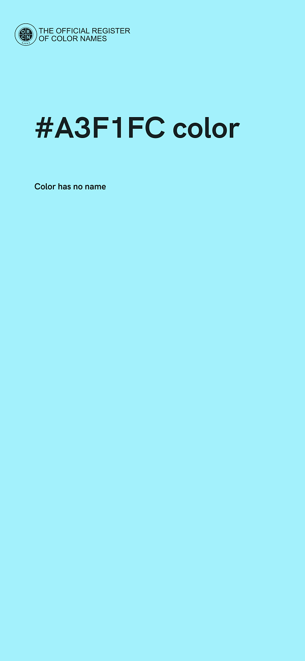 #A3F1FC color image